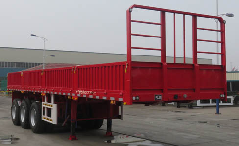 亚中车辆9.5米34.8吨3轴栏板式运输半挂车(WPZ9401)