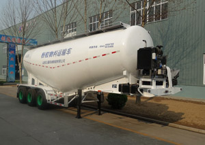 9.9米32.1吨3轴中密度粉粒物料运输半挂车(ZPS9400GFL)