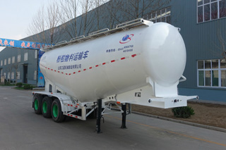 9.2米33.1吨3轴中密度粉粒物料运输半挂车(ZPS9401GFL)