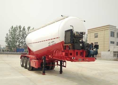 10.8米31吨3轴中密度粉粒物料运输半挂车(MZC9400GFL)
