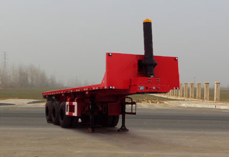 唐鸿重工9.5米32吨3轴平板自卸半挂车(XT9401ZZXP)