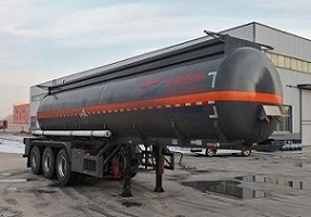 10.8米32.1吨3轴腐蚀性物品罐式运输半挂车(TM9408GFWYL2)