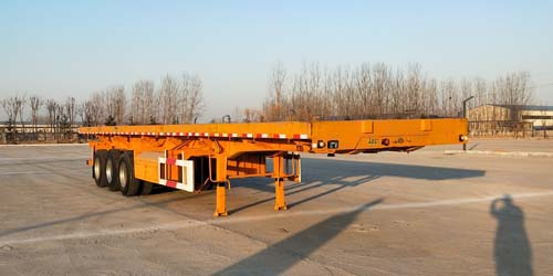 梁宇牌11.5米33.2吨3轴平板自卸半挂车(SYF9402ZZXP)