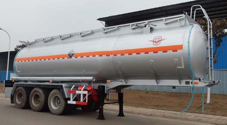 远达牌9.9米31.5吨3轴腐蚀性物品罐式运输半挂车(SCZ9400GFW)