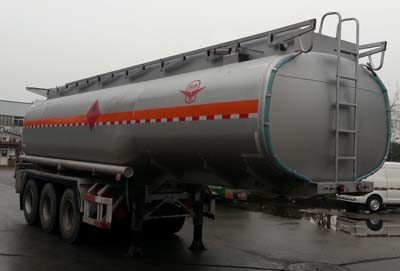 远达牌9.7米31.7吨3轴易燃液体罐式运输半挂车(SCZ9401GRY)