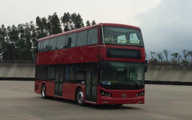 比亚迪牌10.4米28-62座纯电动双层城市客车(BYD6100LSEV1)