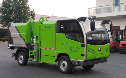 宇通牌YTZ5040ZZZZ0BEV纯电动自装卸式垃圾车
