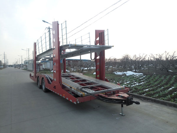 天顺牌11.2米9.8吨2轴中置轴车辆运输挂车(CHZ9170TCL)