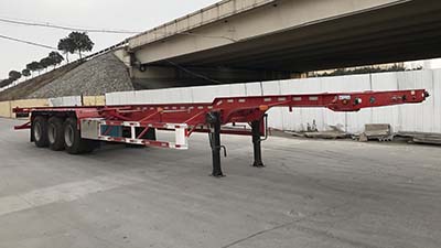 恒廉牌14米33.8吨3轴集装箱运输半挂车(SJS9400TJZ)