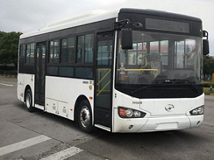 海格牌8米15-27座纯电动城市客车(KLQ6800GEVL)