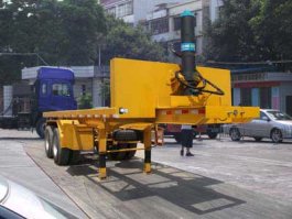 平板自卸半挂车
