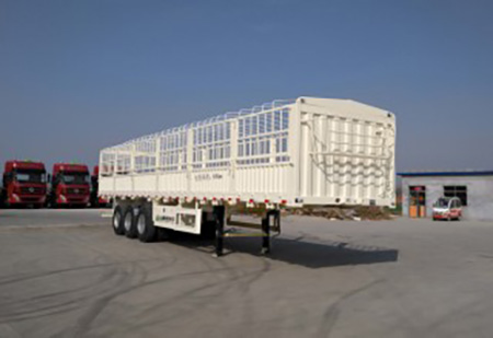 盛润牌10.5米34吨3轴仓栅式运输半挂车(SKW9400CCYA)