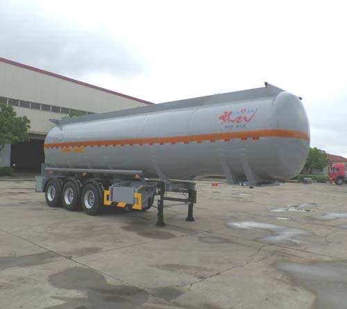 江淮扬天牌11米31.5吨3轴腐蚀性物品罐式运输半挂车(CXQ9404GFW)