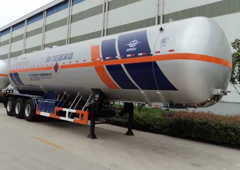 宏图牌13米25.2吨3轴液化气体运输半挂车(HT9409GYQB2)