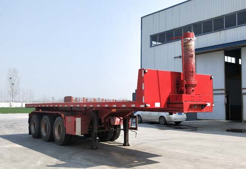 路华富牌9.5米32.9吨3轴平板自卸半挂车(LHF9401ZZXP)