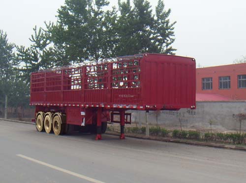 永康牌10米32.7吨3轴仓栅式运输半挂车(CXY9409CLX)