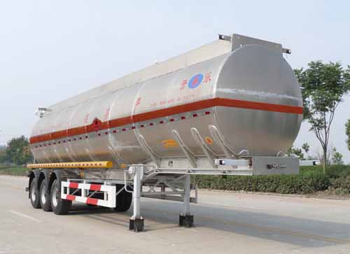 开乐牌12.6米33.2吨3轴化工液体运输半挂车(AKL9408GHYC)