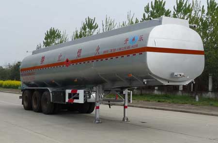 开乐牌11.5米31.5吨3轴易燃液体罐式运输半挂车(AKL9404GRY)
