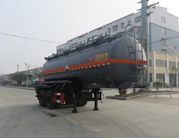 特运牌8.6米27吨2轴腐蚀性物品罐式运输半挂车(DTA9351GFW)