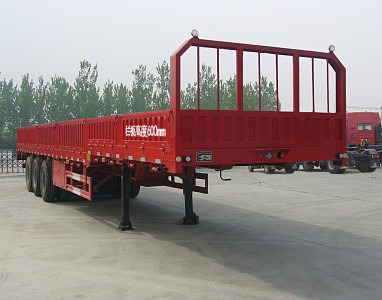 鸿天牛牌13米33.5吨3轴半挂车(HTN9404)