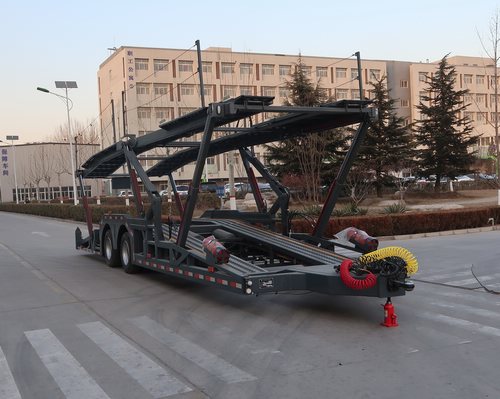 宏昌威龙牌11.2米9.9吨2轴中置轴车辆运输挂车(HCL9161TCL)