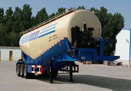 众辰牌10.8米31.7吨3轴中密度粉粒物料运输半挂车(FDQ9400GFL)