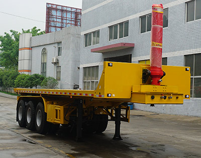 韶液牌9.2米33.3吨3轴平板自卸半挂车(SGQ9403ZZXP)