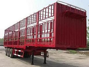 乔牌13米32.8吨3轴畜禽运输半挂车(JZS9403CXY)