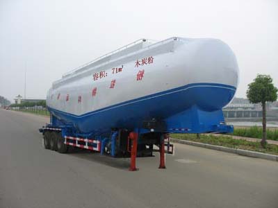 乔牌13米28吨3轴低密度粉粒物料运输半挂车(JZS9400GFL)