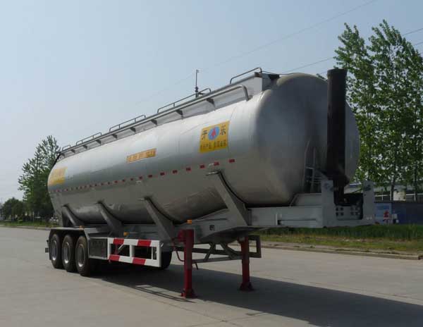 开乐牌13米32.5吨3轴铝合金中密度粉粒物料运输半挂车(AKL9400GFLA9)
