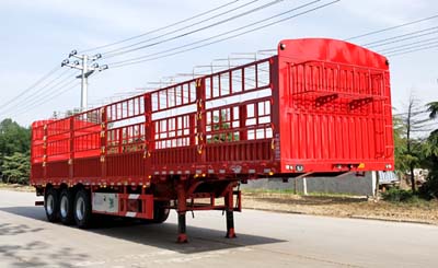 坤博牌13米33.8吨3轴仓栅式运输半挂车(LKB9400CCYE)