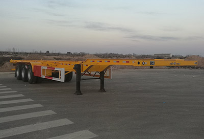 骊山牌14米34.5吨3轴集装箱运输半挂车(LS9401TJZ)