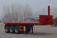 沂蒙牌9.5米31.9吨3轴平板自卸半挂车(MYT9400ZZXP)