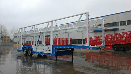 广科牌13.6米12.5吨2轴乘用车辆运输半挂车(YGK9200TCC)