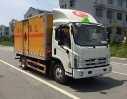 易燃气体厢式运输车
