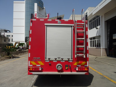 天河牌LLX5205GXFAP70/H压缩空气泡沫消防车公告图片