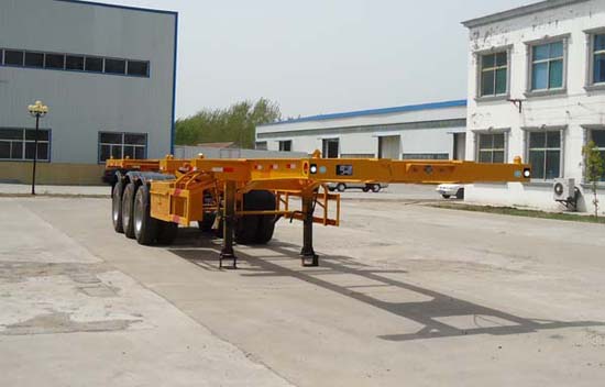 沃德利牌12.5米34.5吨3轴集装箱运输半挂车(WDL9400TJZG)