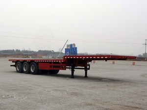 江骏牌13米33.8吨3轴平板运输半挂车(GLJ9401TPB)
