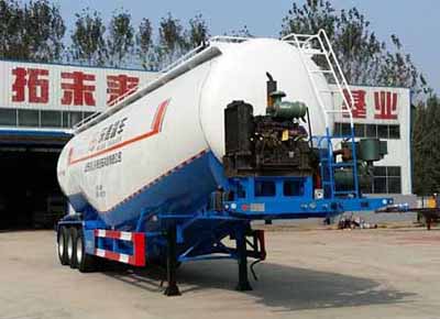 沃德利牌13米28.8吨3轴低密度粉粒物料运输半挂车(WDL9402GFL)