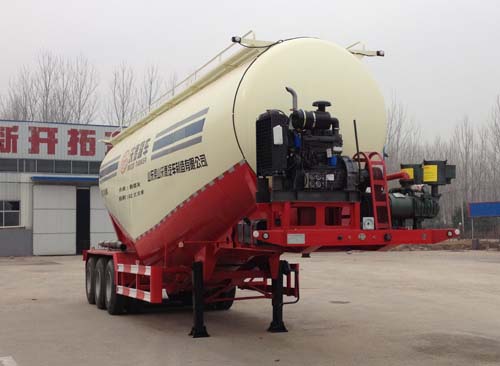 沃德利牌11.5米31吨3轴低密度粉粒物料运输半挂车(WDL9407GFL)