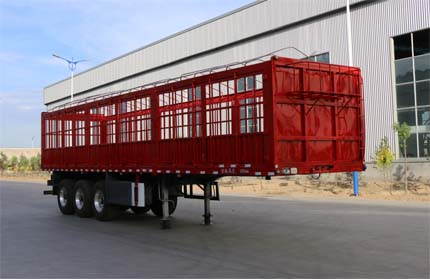 承威牌13米34吨3轴仓栅式运输半挂车(GCW9407CCY)