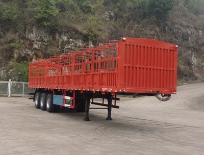 柳特神力牌13米33.3吨3轴仓栅式运输半挂车(LZT9400CCYA92)