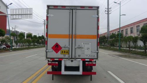 华通牌HCQ5041XRQE5易燃气体厢式运输车公告图片