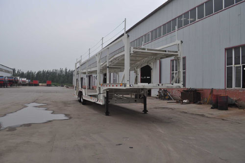 旗林牌13.8米12.9吨2轴乘用车辆运输半挂车(QLG9201TCC)