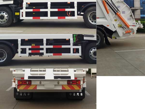 東岳牌ZTQ5180ZYSE1J45BEV純電動壓縮式垃圾車公告圖片