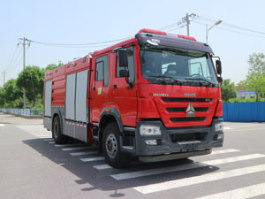 中卓时代牌ZXF5200GXFSG80/H5水罐消防车