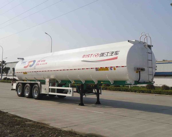 瑞江牌13米33.5吨3轴铝合金食用油运输半挂车(WL9400GSY)