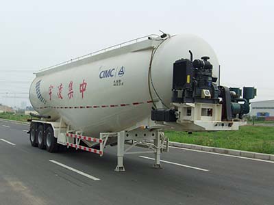 凌宇牌13米28吨3轴低密度粉粒物料运输半挂车(CLY9404GFL)