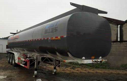 瑞江牌12.6米31吨3轴食用油运输半挂车(WL9407GSY)