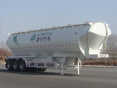 凌宇牌13.3米28.5吨3轴低密度粉粒物料运输半挂车(CLY9409GFLB)